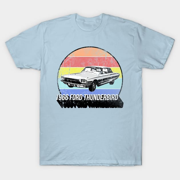 1966 Ford Thunderbird T-Shirt by Worldengine